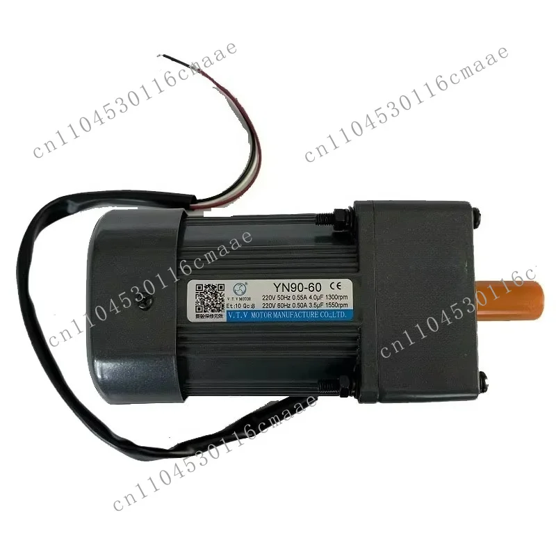 Фото Мотор-редуктор VTV 60W с реверсом YN90-60, редукторная головка 90JB 10G12 для упаковочных машин и лифтов №3