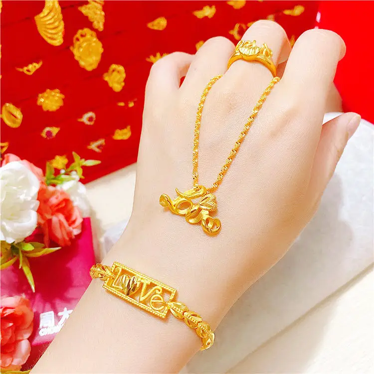 Как настоящий Новый вьетнамский песок женский персонализированный браслет с