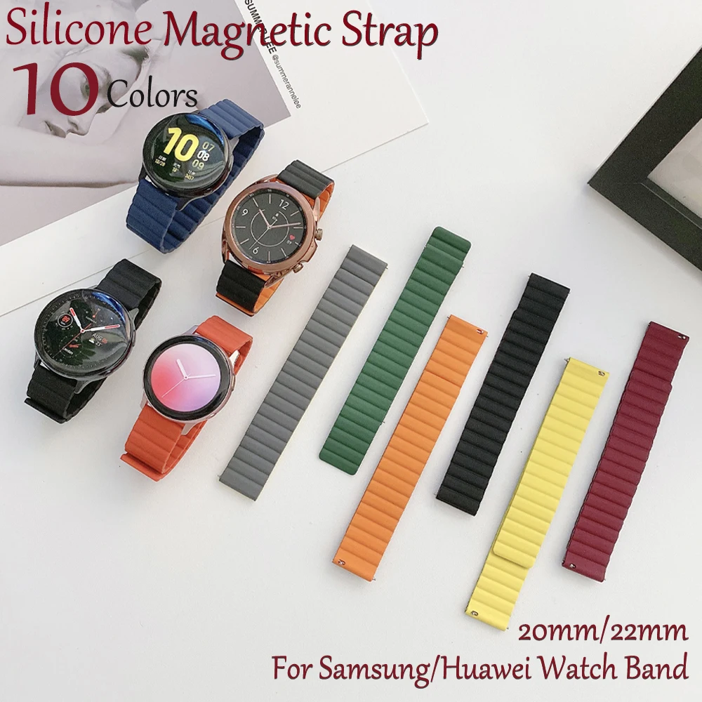 20 22mm watch strap For Samsung Galaxy Watch 42mm/3 45mm active 40/44 mm Gear S3/Frontier/Classic huawei Watch GT 2 PRO 42/46mm