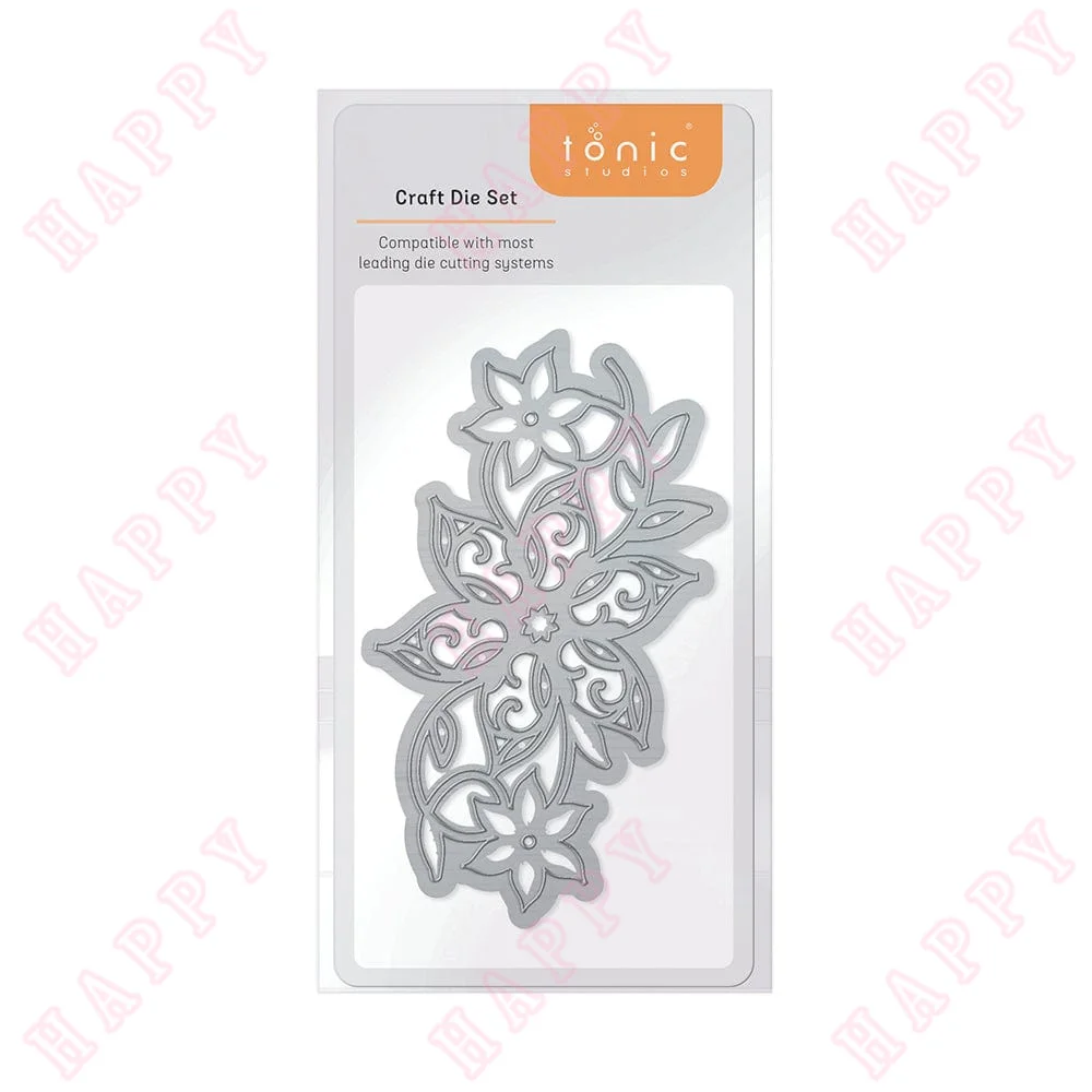 

2022 Pretty Flower Pattern Scrapbook Diary Diy Decoration Envelope Flower Paper Craft Embossing Knife Blade Punch Cards Mould