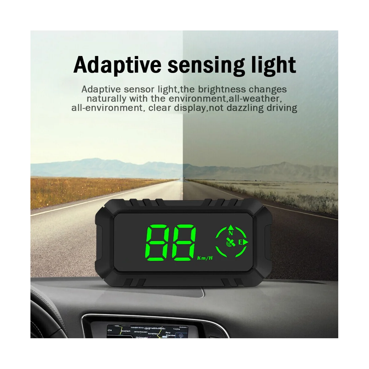 

G7 Universal Car HUD Car GPS Head-Up Display Speed Guide Flat Meter Car