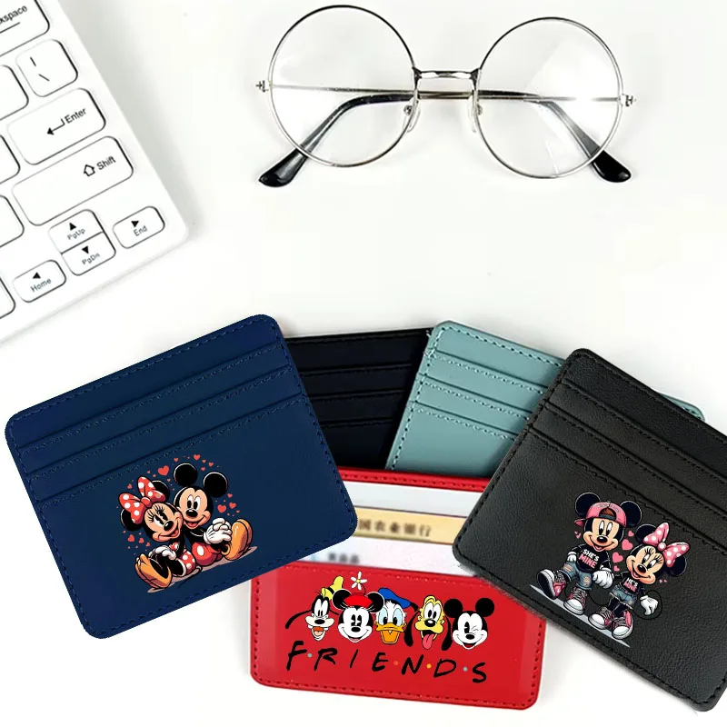 2024 Disney Микки и Минни Маус из искусственной кожи Мини-кошелек Банковский