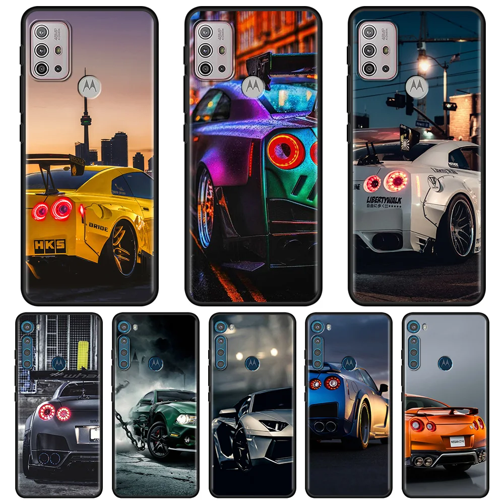 

Fashion Super Car Case For Moto One Fusion Plus G60s G60 G50 G30 G20 G10 G9 G8 Power Lite Plus Play E6s Edge 20 20Pro 20Lite