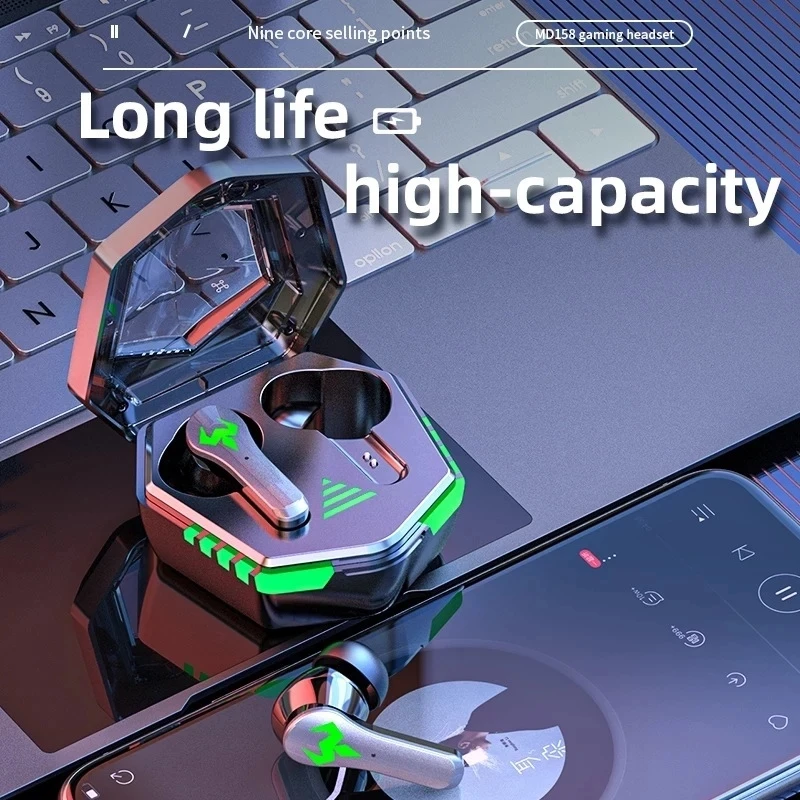 

TWS игровая гарнитура N35, беспроводные наушники-вкладыши с поддержкой Bluetooth, Hi-Fi стерео, двойной режим переключения, длительный режим ожидания...