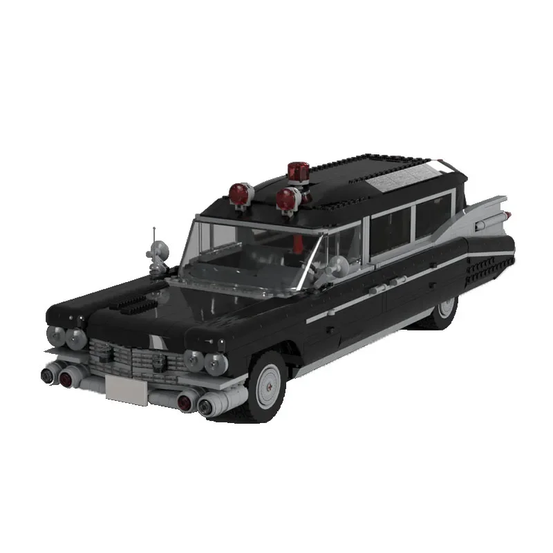 Строительный блок MOC- 123575 Czarny montaż samochodu model klocków konstrukcyjnych 1921 szt. Klocki konstrukcyjne dla chłopców