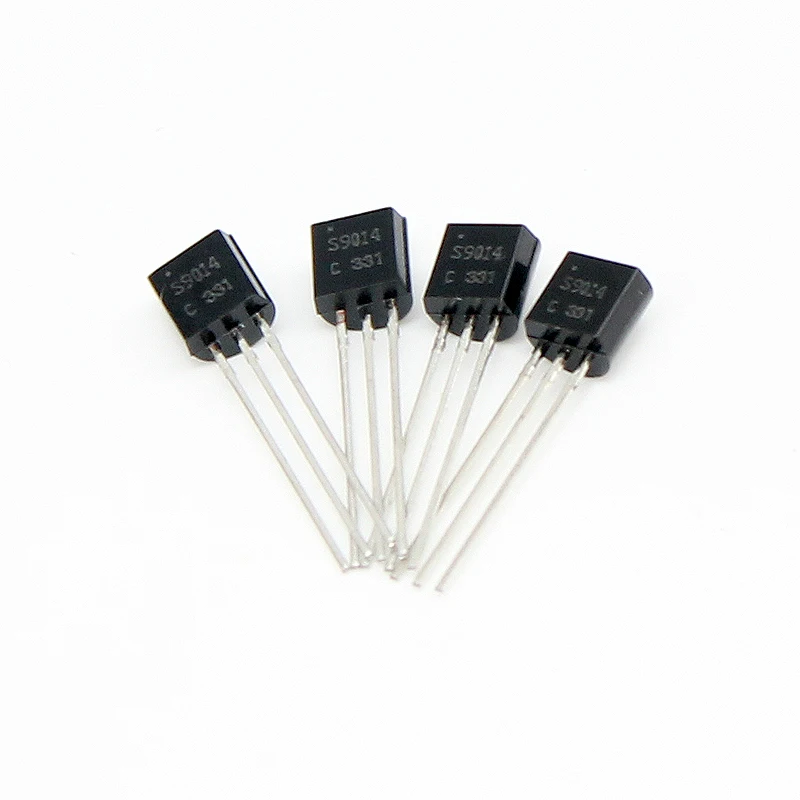 

50pcs S9014 Transistor Kit Triode Silicon NPN Transistors Set 50v 150mA BJT TO-92 Diode Electronic Component