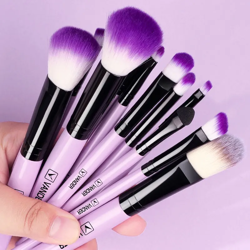 6-13Pcs Makeup Brushes Set  Soft Fluffy for Cosmetics Foundation Blush Powder Eyeshadow Kabuki Blending Lip Eyeline Beauty Tools
