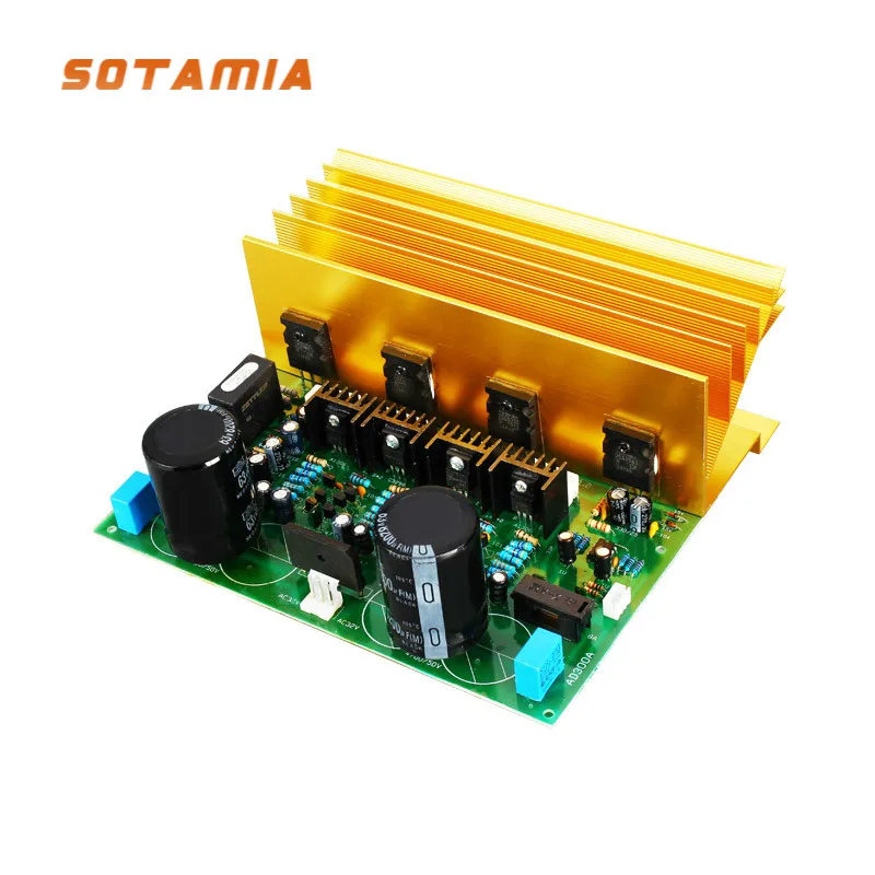

SOTAMIA Power Amplifier Audio Board 1943 5200 2.0 Channel Sound Amplifier 150Wx2 Stereo Amp 2.0 Channel Speaker Home Theater DIY