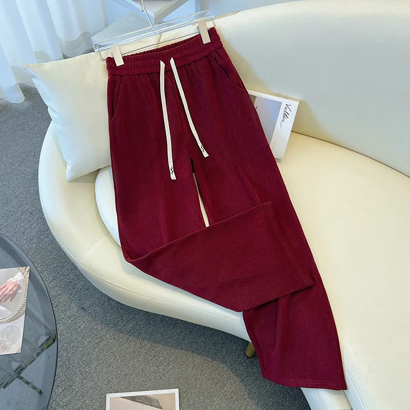 Женские флисовые прямые брюки на осень/зиму 5XL 6XL 7XL 8XL 9XL 150 кг