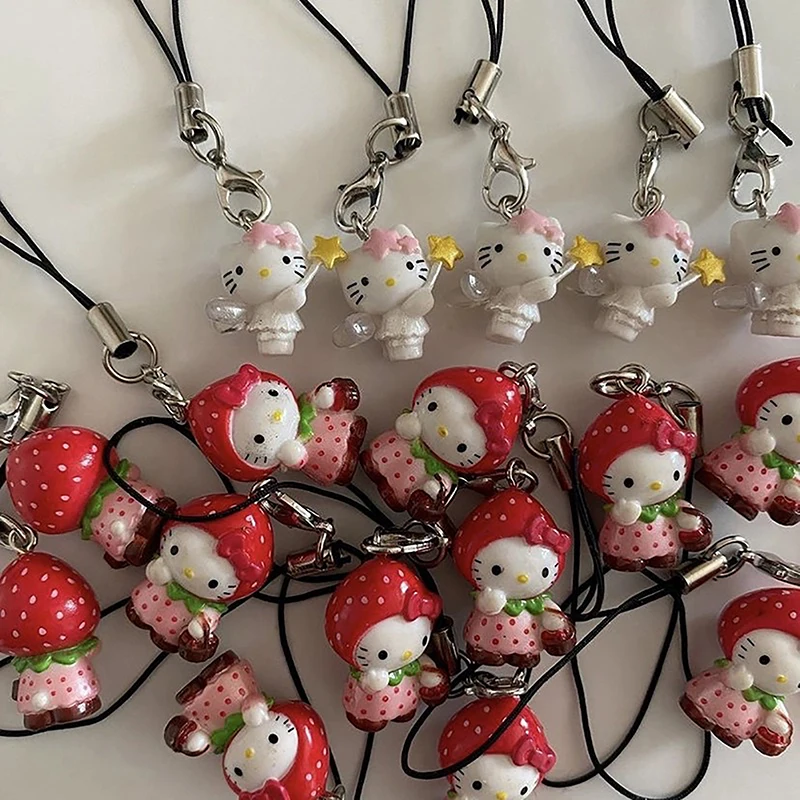 Кулон Hello Kitty клубника MINISO