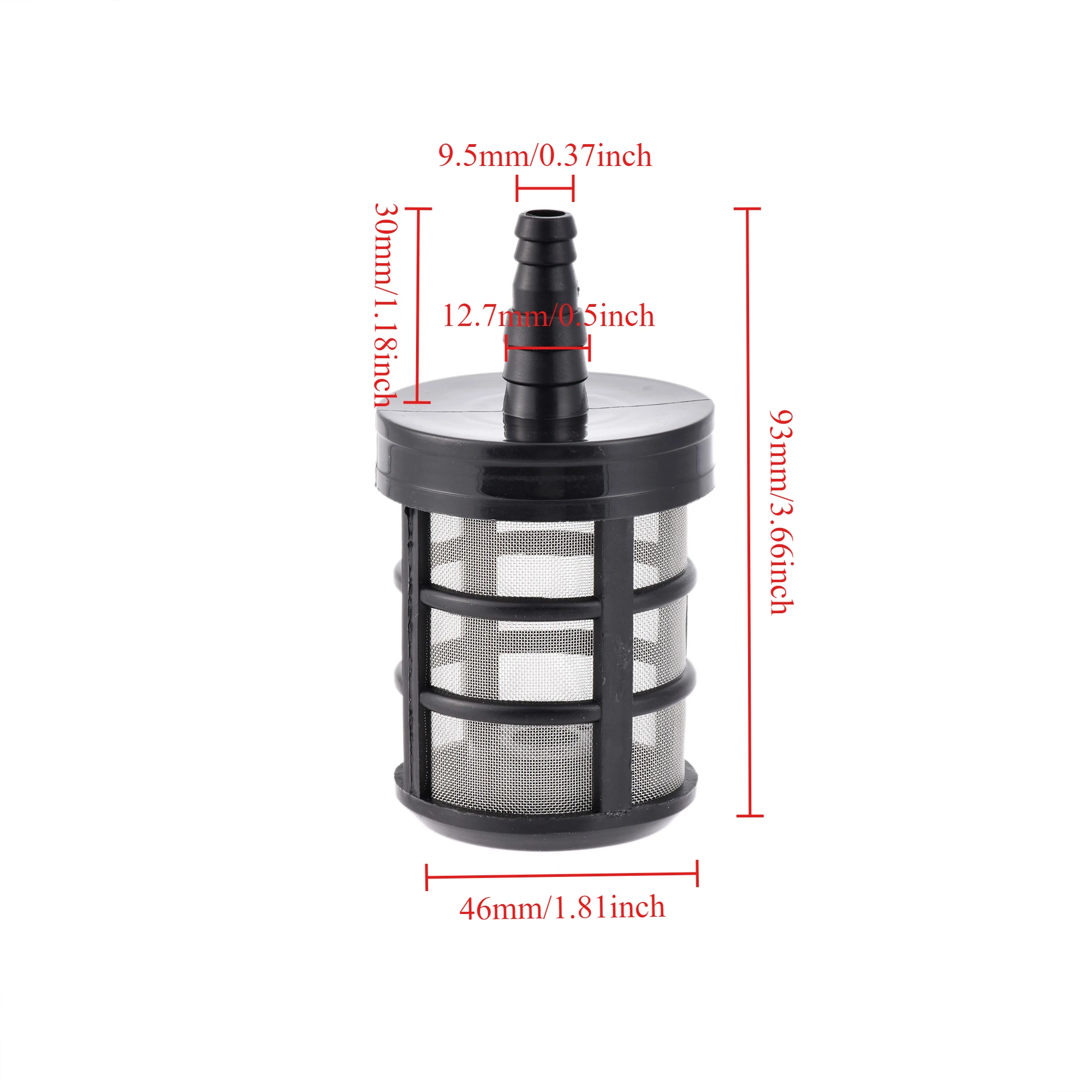 

Фильтр для шланга 7-16 мм пластиковый