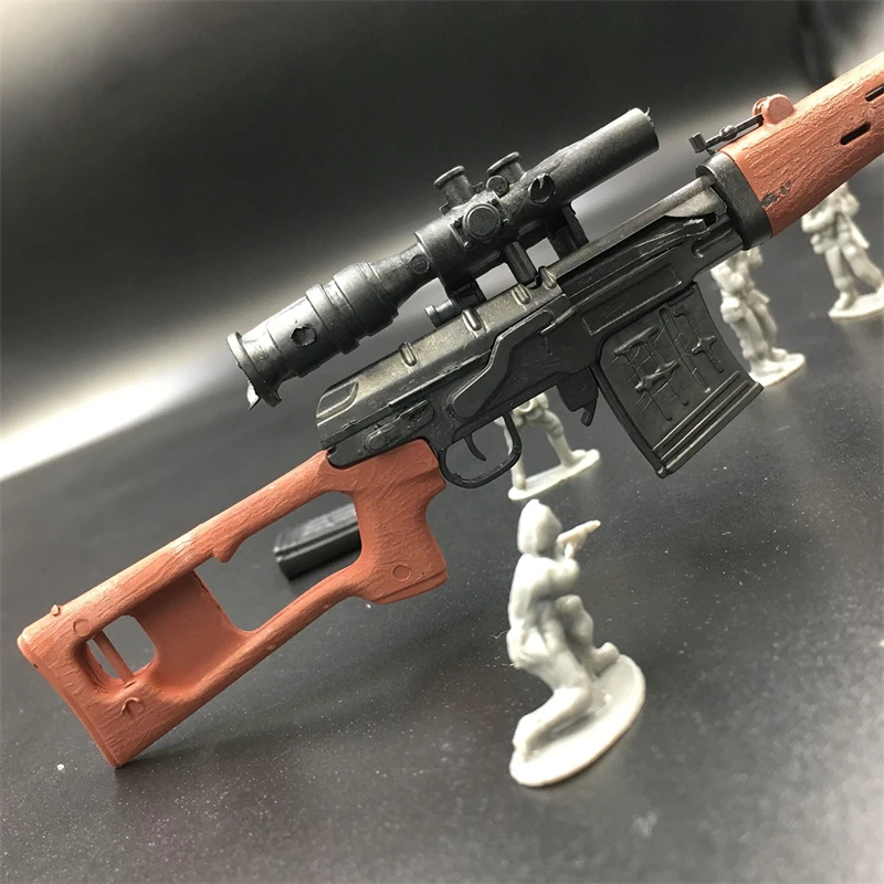 Модель снайперской винтовки в масштабе 1/6 модель оружия 4D AWM MK14 подходит для