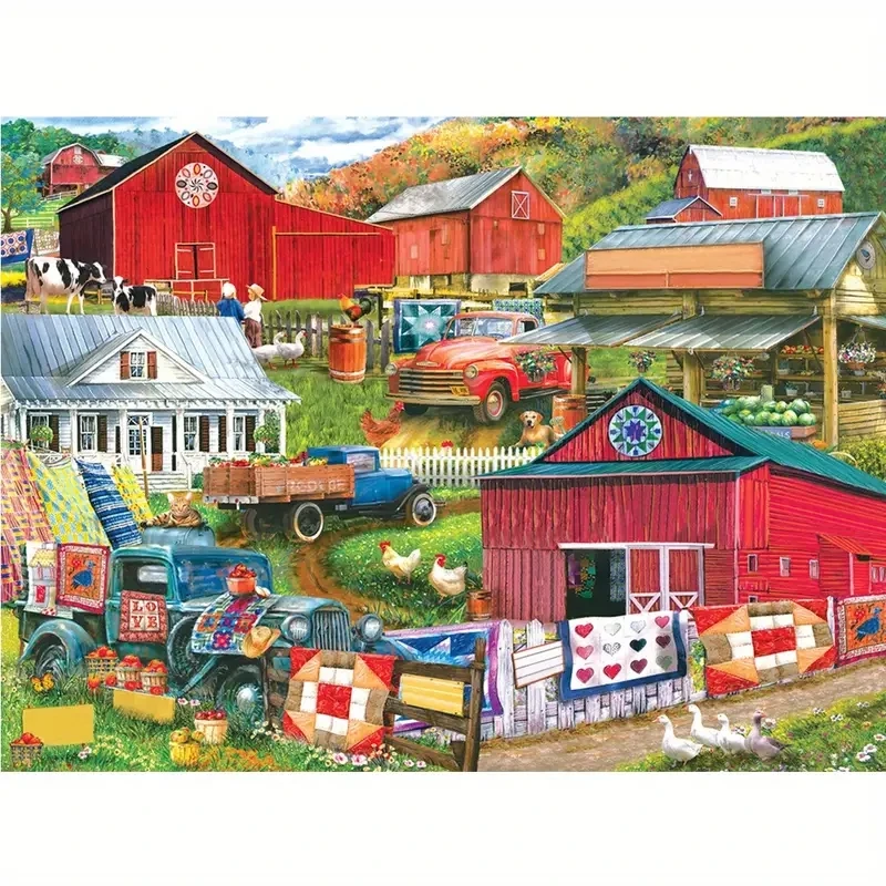 

5D Diamond House Landscape Square/Round Drill Diamond Embroidery Mosaic Picture Gift Drop Shipment