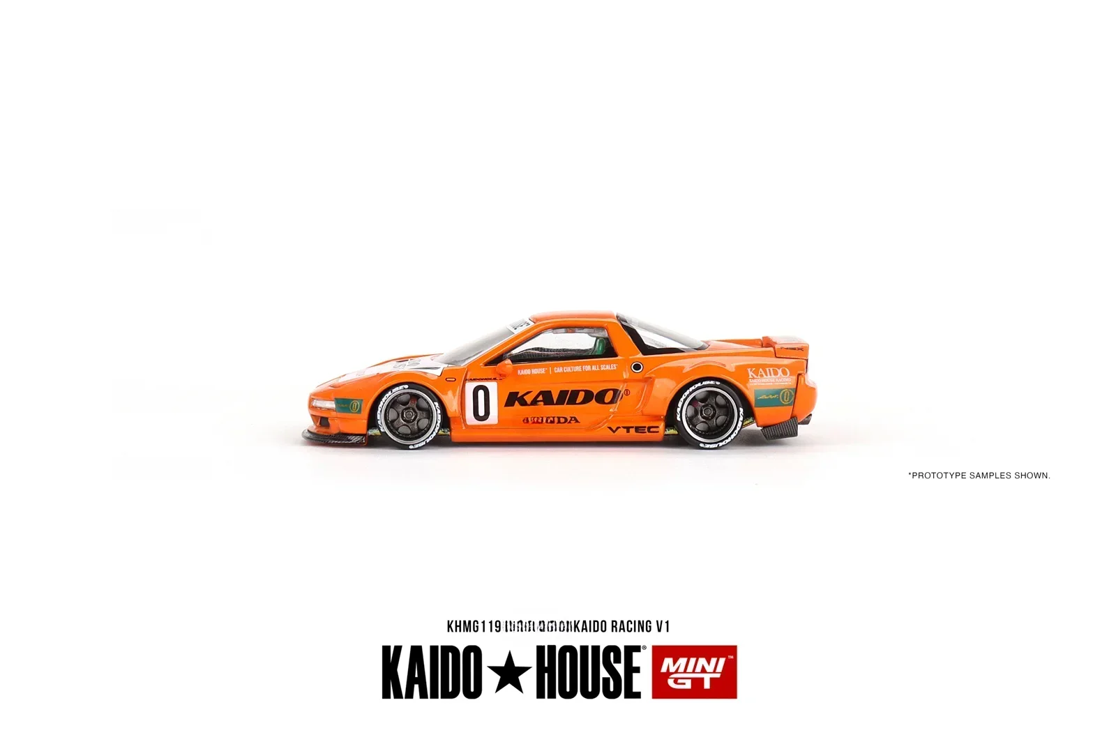Литая под давлением модель автомобиля Kaido House MINIGT 1:64 NSX Racing V1