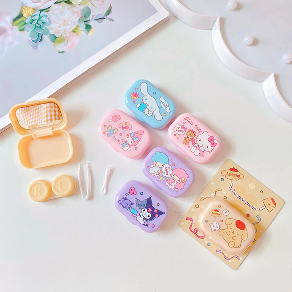 

Cartoon Kawaii Cinnamoroll My Melody Kuromi Little Twin Star Anime Cute Girl Contact Lenses Cosmetic Contact Lenses Toy Gift