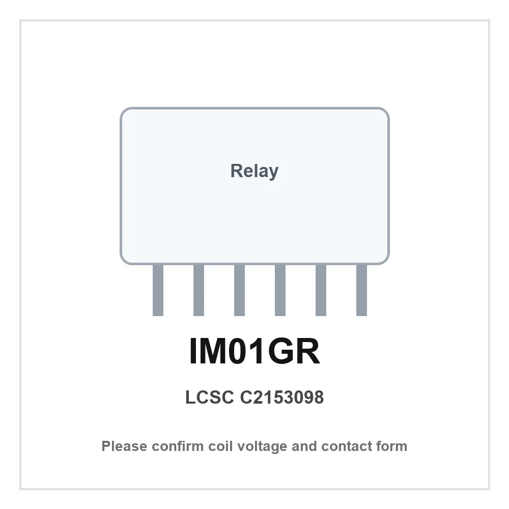 6 шт. IM01GR 3V SMD 10x6 мм DPDT сигнальное реле, электронный переключатель для печатных плат (art.: 3920dc0fe7ed2) - 3920dc0fe7ed2