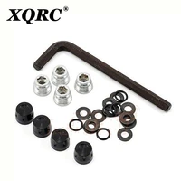 metal rim dust cover m4 nut for 110 rc track trx4 axial scx10 90046 d90 mst