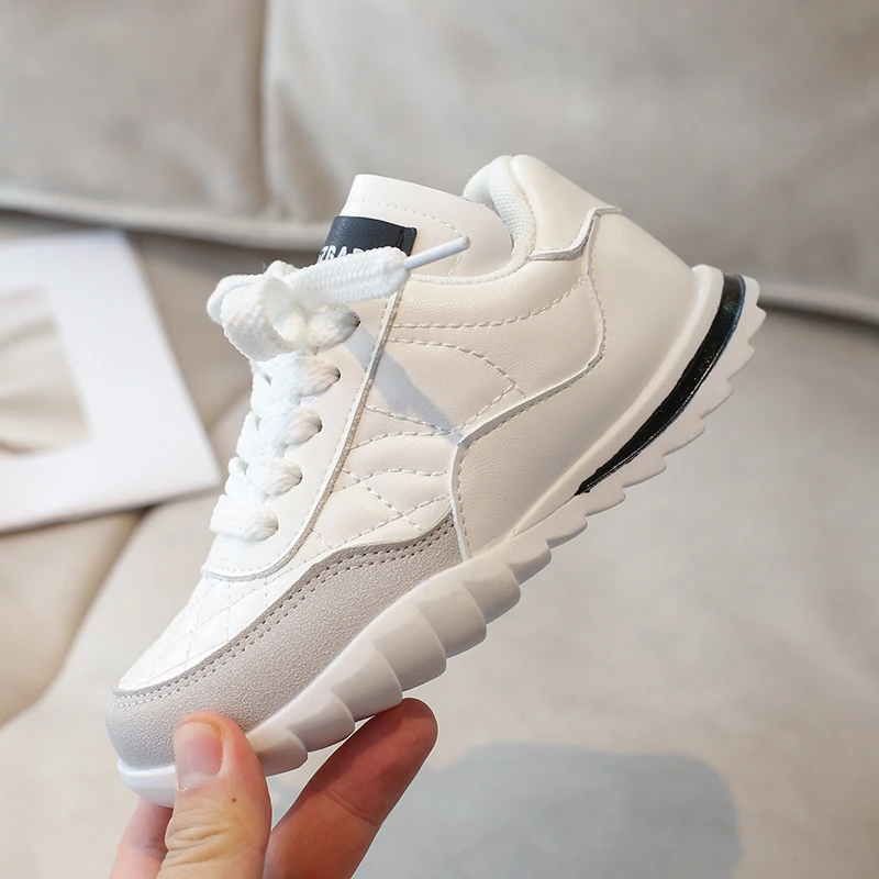 Кроссовки детские кожаные всесезонные повседневная обувь для мальчиков и