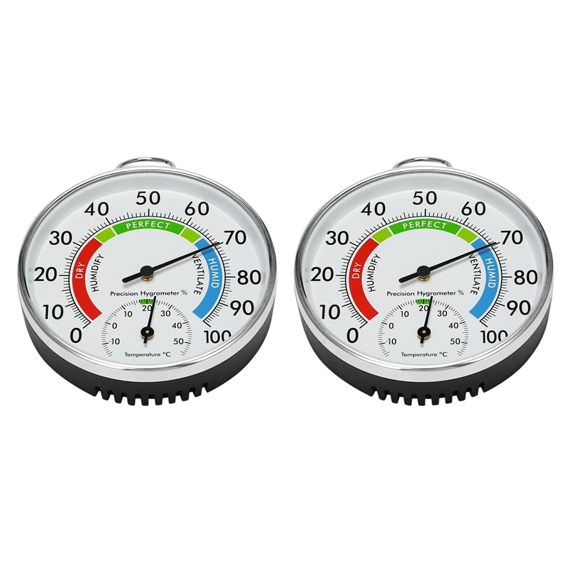 

2 шт., термометр-гигрометр L15 с аналоговым индикатором температуры и влажности