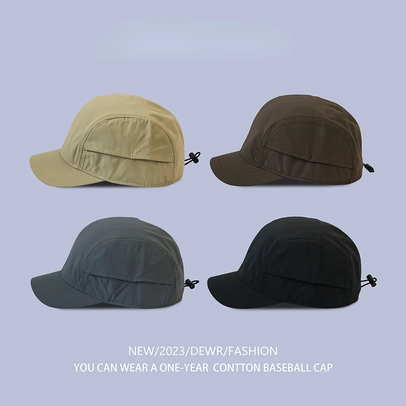 

Летняя быстросохнущая дышащая бейсбольная кепка с короткими полями для мужчин и женщин, брендовая Кепка, Повседневная дизайнерская Кепка От Солнца