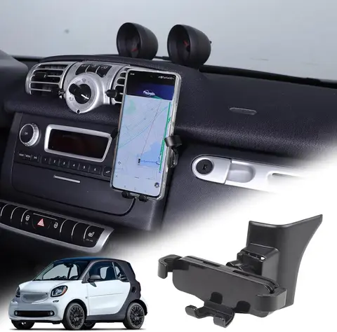 Держатель для мобильного телефона на центральной консоли для Mercedes Benz Smart 451 Fortwo 2011-2015, автомобильный перчаточный ящик, левый кронштейн для мобильного телефона