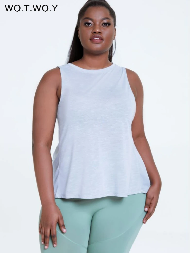 

Женская летняя майка с бантом Wo. T. W o.y, свободная дышащая майка с ремешками, быстросохнущая стрейчевая майка для бега, 4 направления, 4XL, 2022