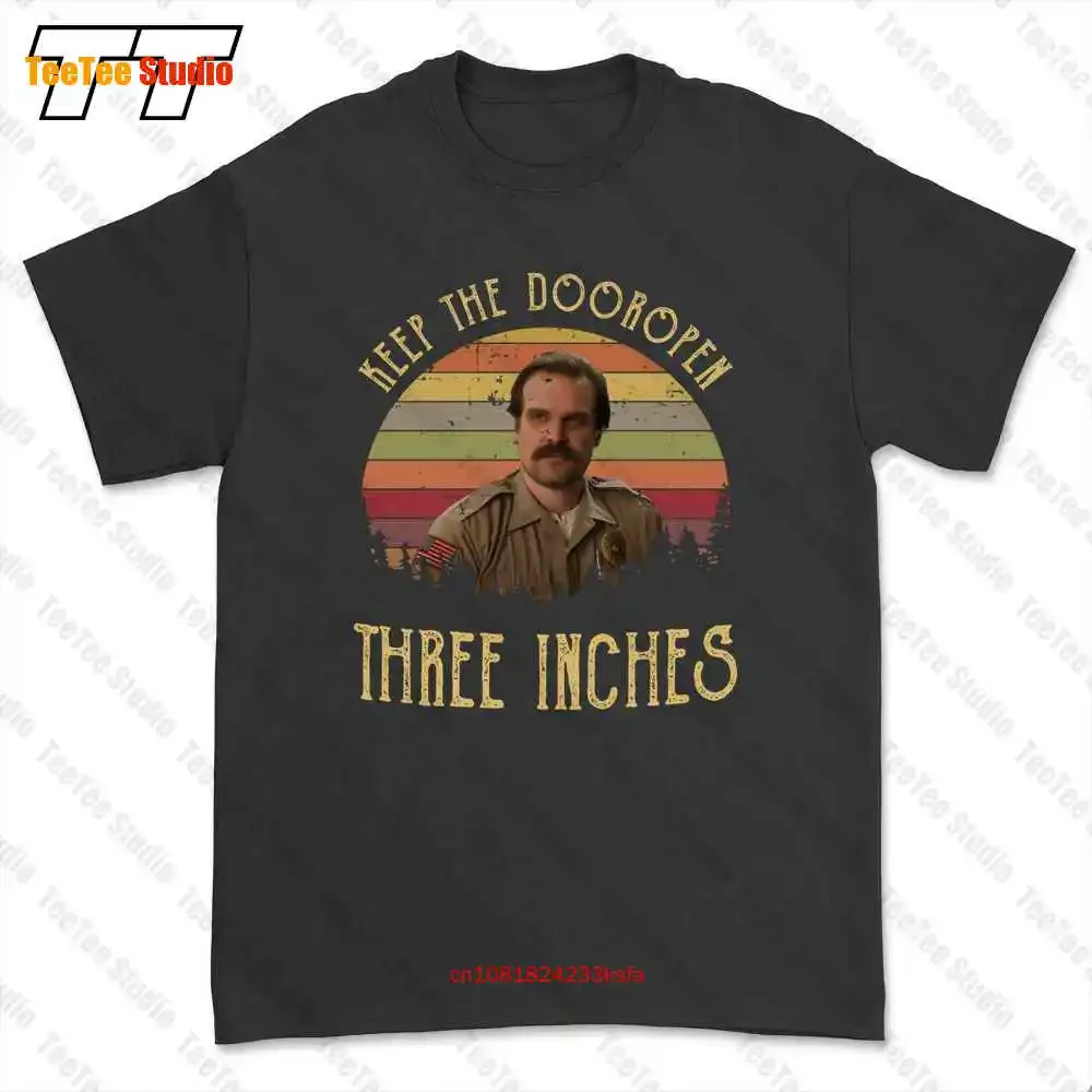 Футболка PEDRAZA Jim Hopper Keep The Door Open Three Inches 01