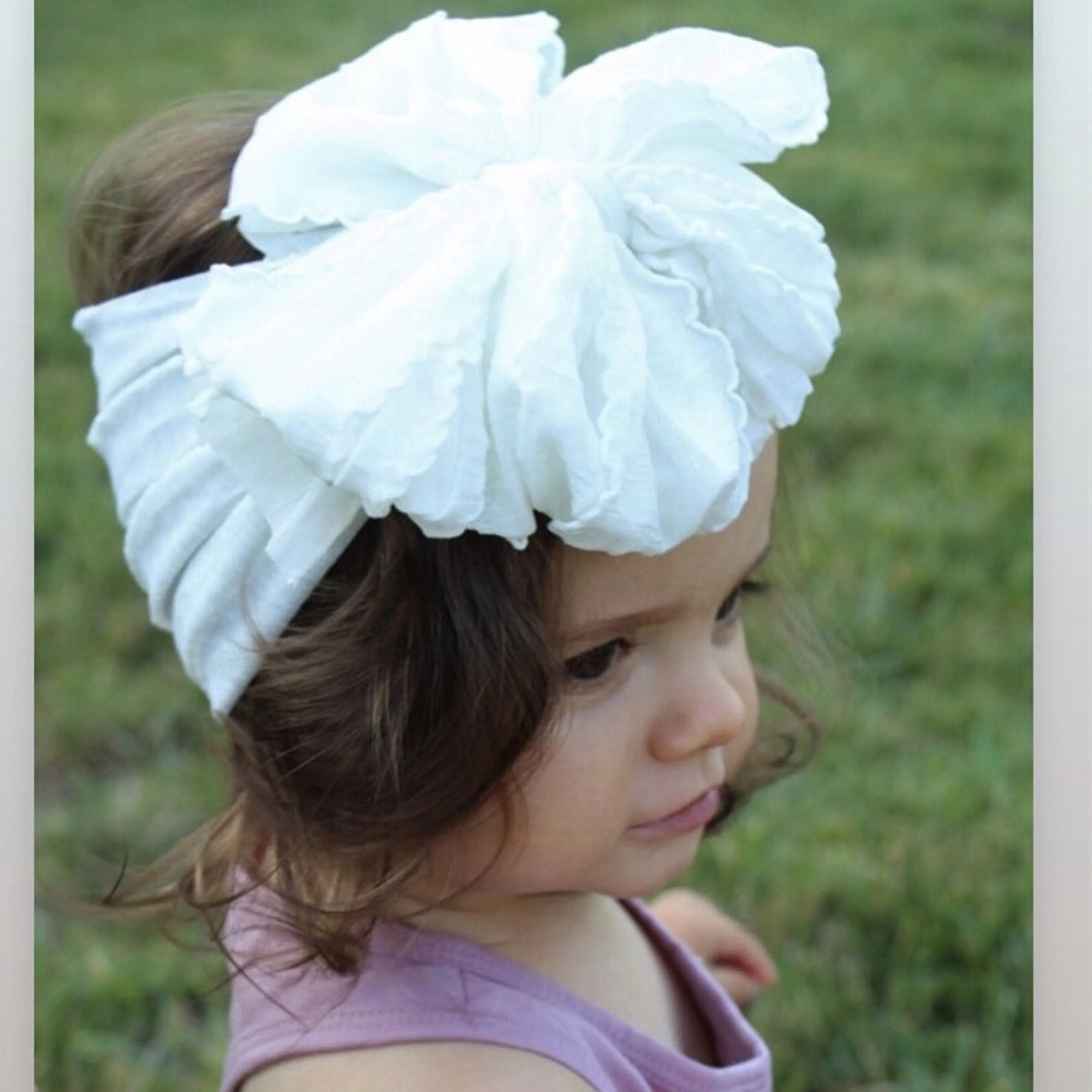 

Hot Sale Lace Bow Toddler Newborn Headband for Child Bowknot Headwear Turban for Kids Elastic Headwrap Baby Hair Accessories