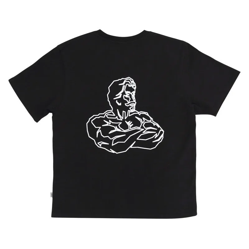 

Summer New Men Gym Workout Fitness cotton Short Sleeve T-shirt Hip Hop Fitness Oversized Man Bodybuilding Tops Sports Tees