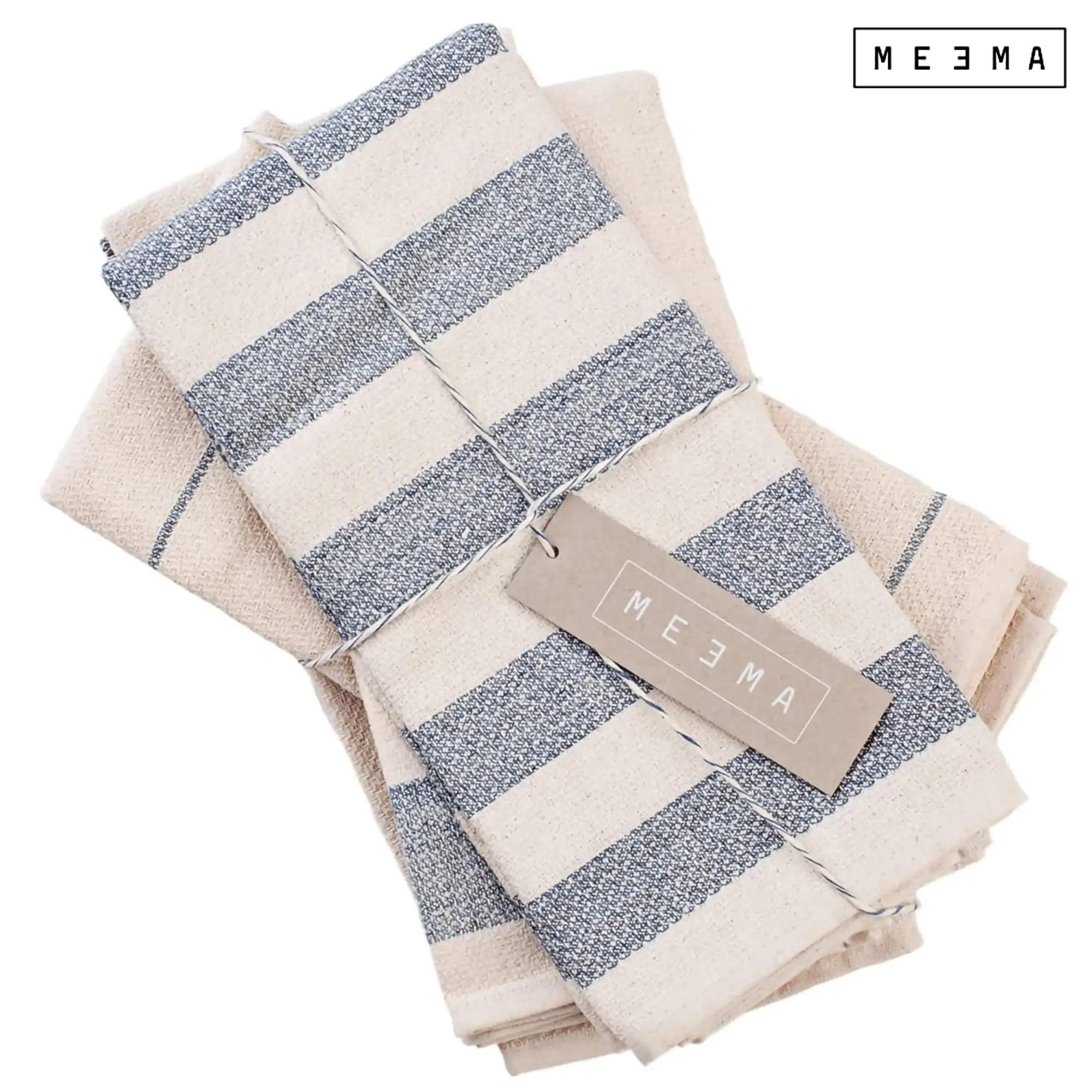 

Dish Towels for Kitchen - Towel Set of 4 Striped - Super Absorbent Kitchen Hand Towels - Farmhouse Kitchen Tea Towel