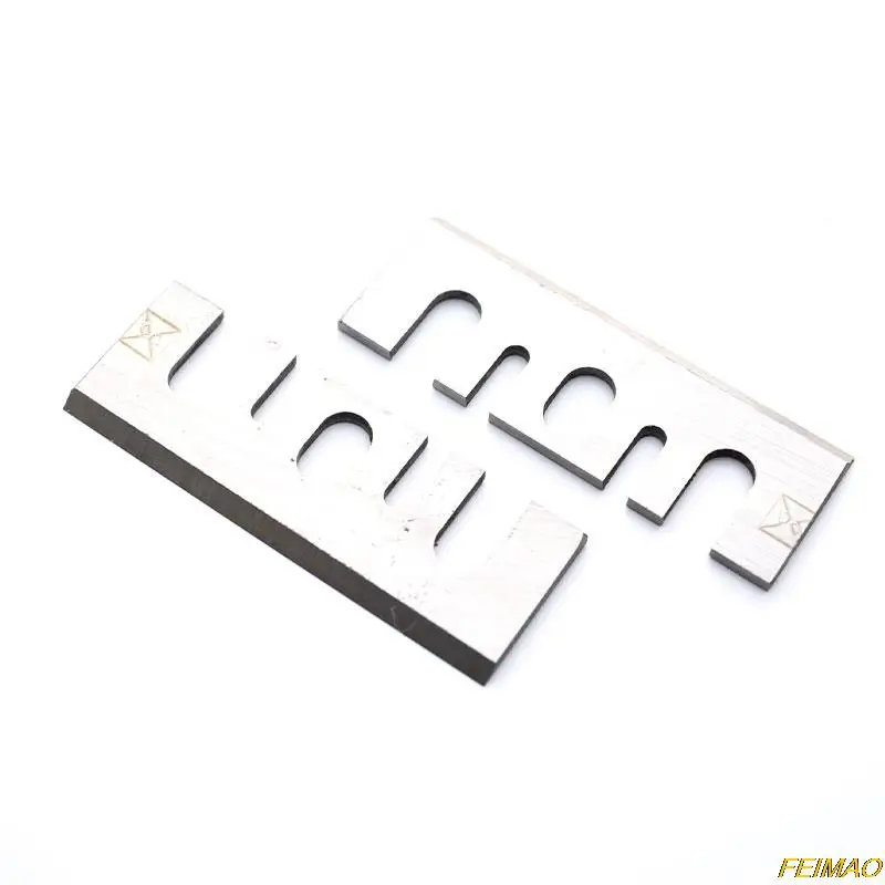 2 Pcs 82mm Wood Planer Blades Silver High Speed Steel Electric Knife Replacement For HITACHI F20 |