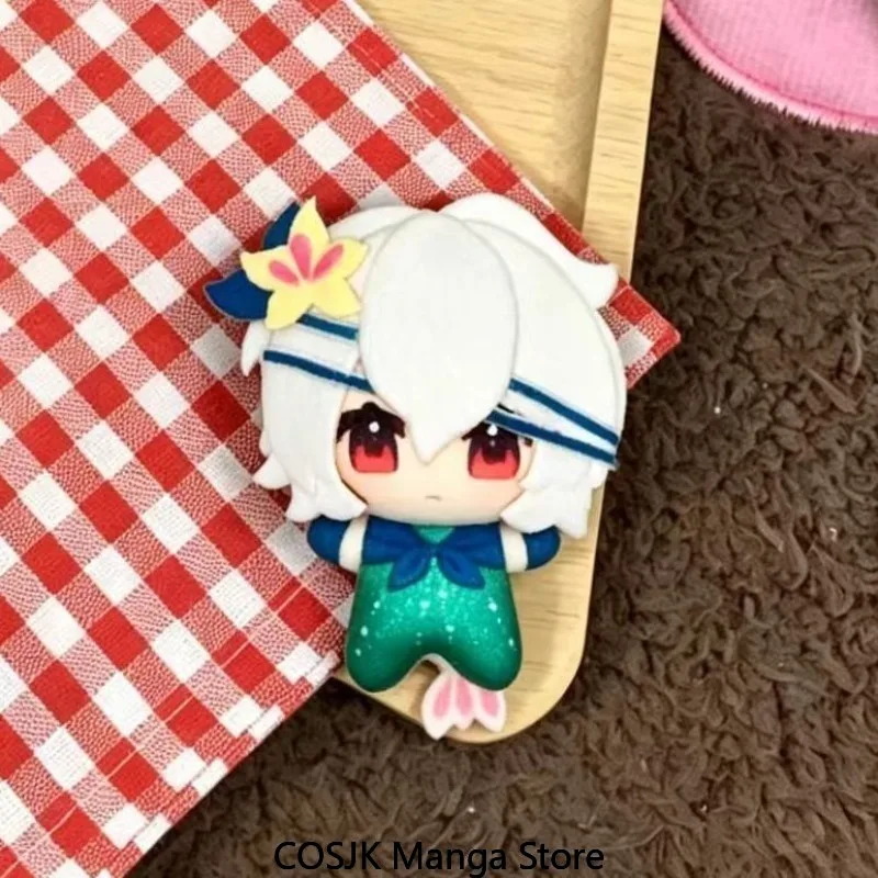 Фото Плюшевый брелок-подвеска 10 см Cookie Run Kingdom White Lily Saint Lily Cookie Cotton Backpack Charm, милая мягкая игрушка, идеальный подарок №1