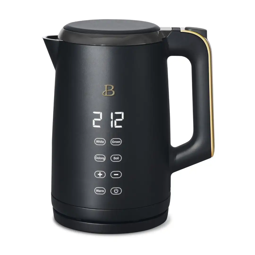 

1.7L One-Touch Electric Kettle, Black Sesame by Drew Barrymore