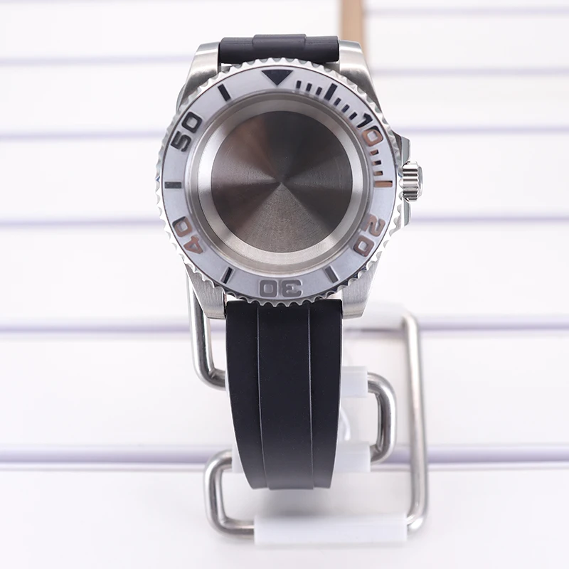 Серебряный ремешок из нержавеющей стали для часов Fanya losch 40 мм