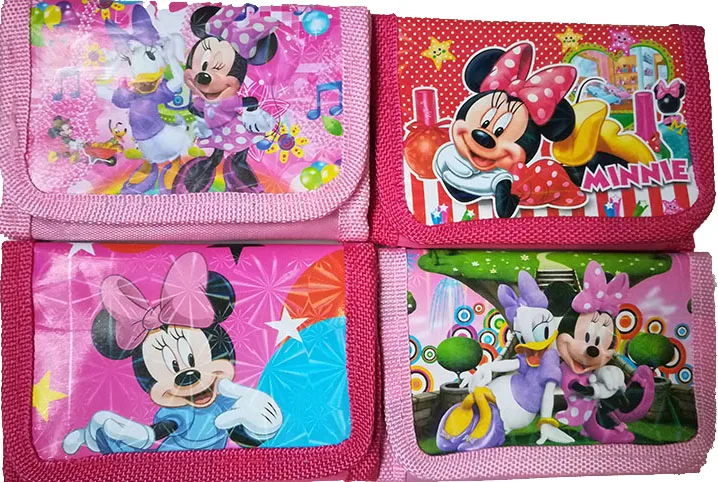 12 шт. Детские кошельки с рисунком Микки и Минни Маус
