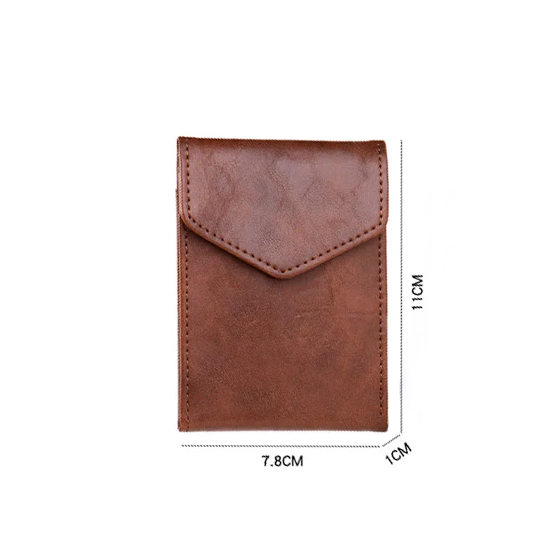 Fashion  Wallet Women Men Mini Ultrathin Leather Wallet Slim Wallet Coins Purse Credit ID & Card Holders Card Cases
