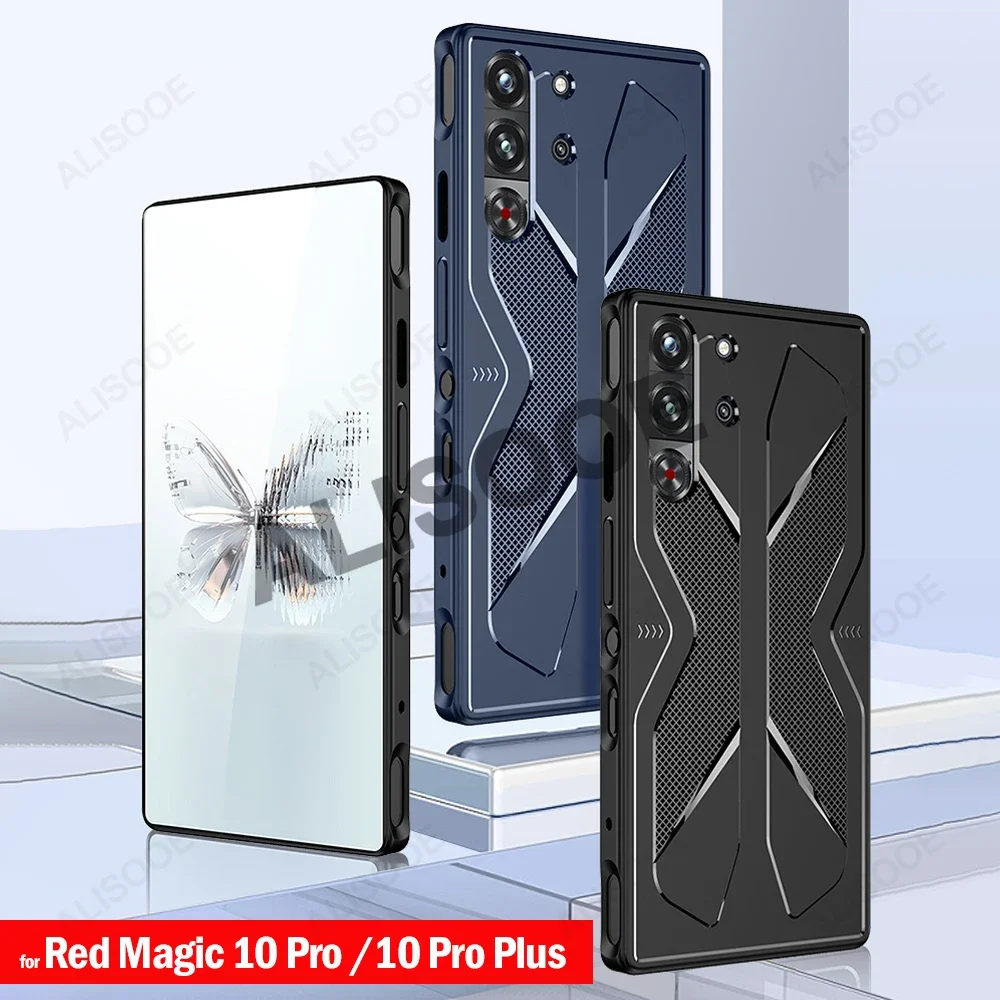 Чехол для Nubia Red Magic 10 Pro Plus игровой охлаждающий мягкий защитный чехол из ТПУ ZTE RedMagic