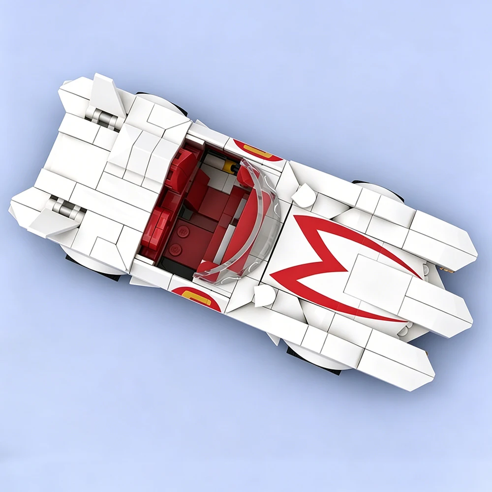 Фото Скорость MOC ​ ​ Конструктор Racing Series Classic Mach 5: Модульная Сборная Модель Спортивного Автомобиля, Набор для Взрослых, Коллекционный Подарок №3