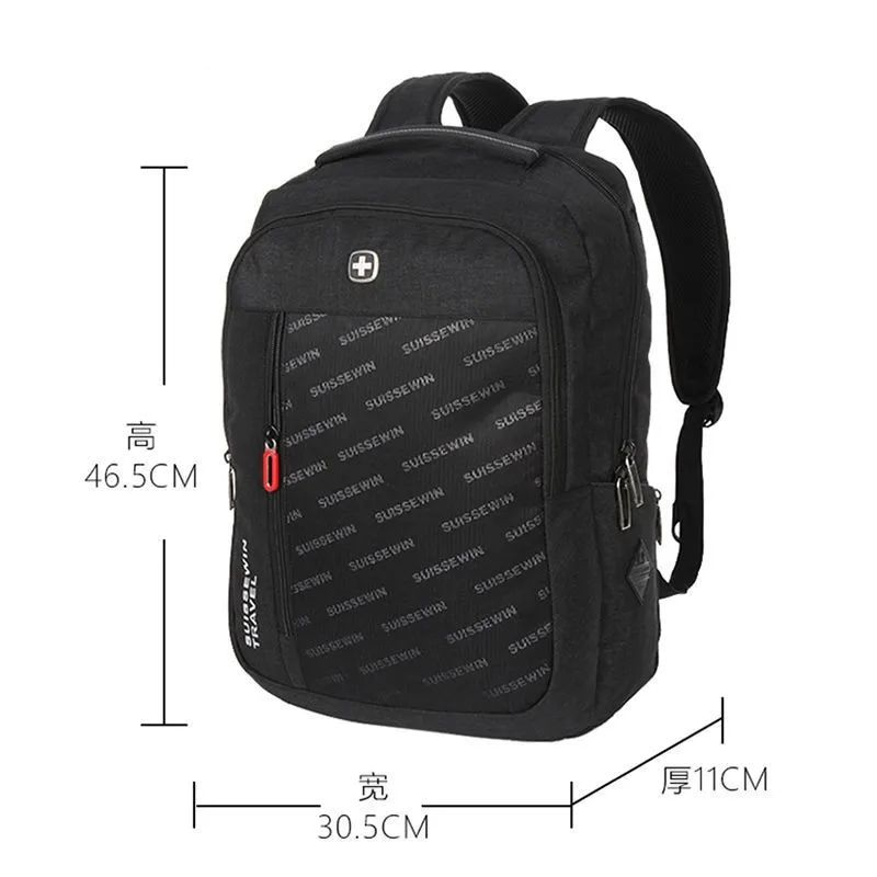 

Красивый деловой рюкзак, светоотражающая сумка для компьютера, водонепроницаемая Студенческая сумка с надписью