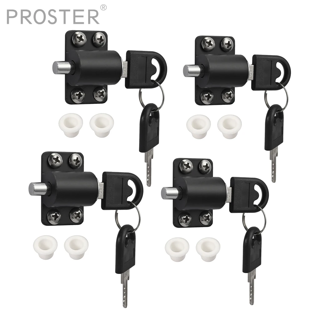 Ловушки для раздвижных дверей и патио, в комплекте 4 шт.