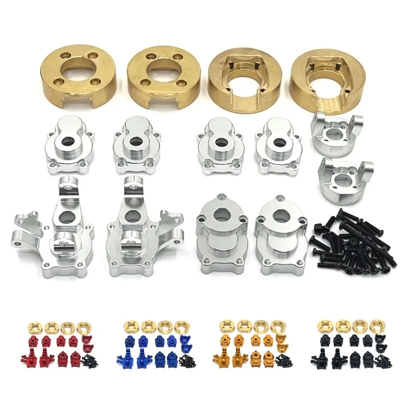 Латунный осевой шестеренчатый корпус для MJX H8H Yikong YK4082 YK4083 Absima CR1.8 yucп