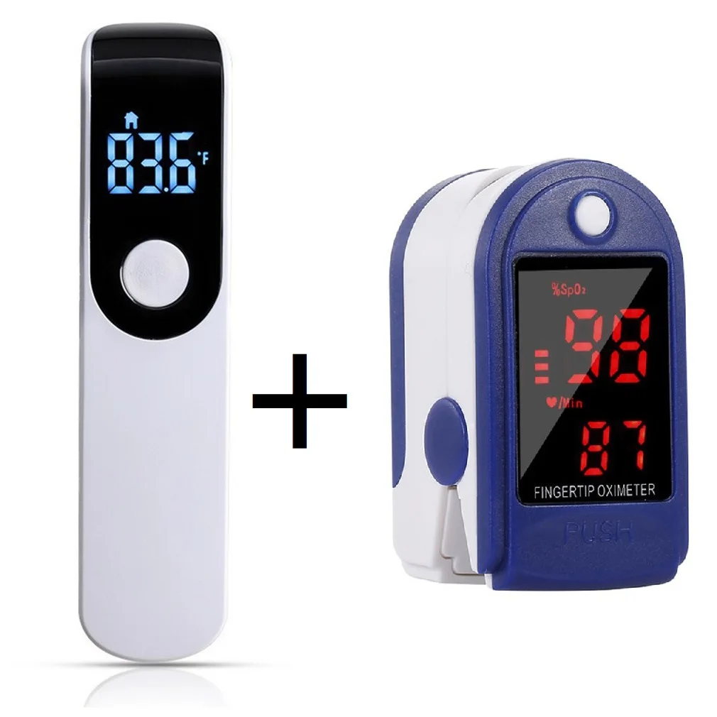 

Термометр Бесконтактный лазерный медицинский импульсный оксиметр Пальчиковый пульсометр монитор сердечного ритма крови кислород