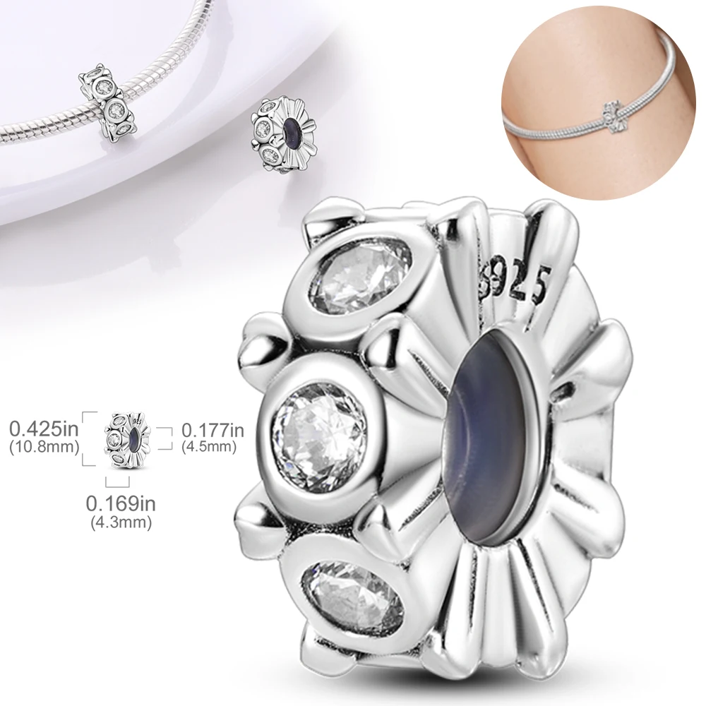 

Подвеска-зажим, искусственное серебро 925 пробы, подходит для оригинального ожерелья, браслета, сделай сам, подарок для женщин