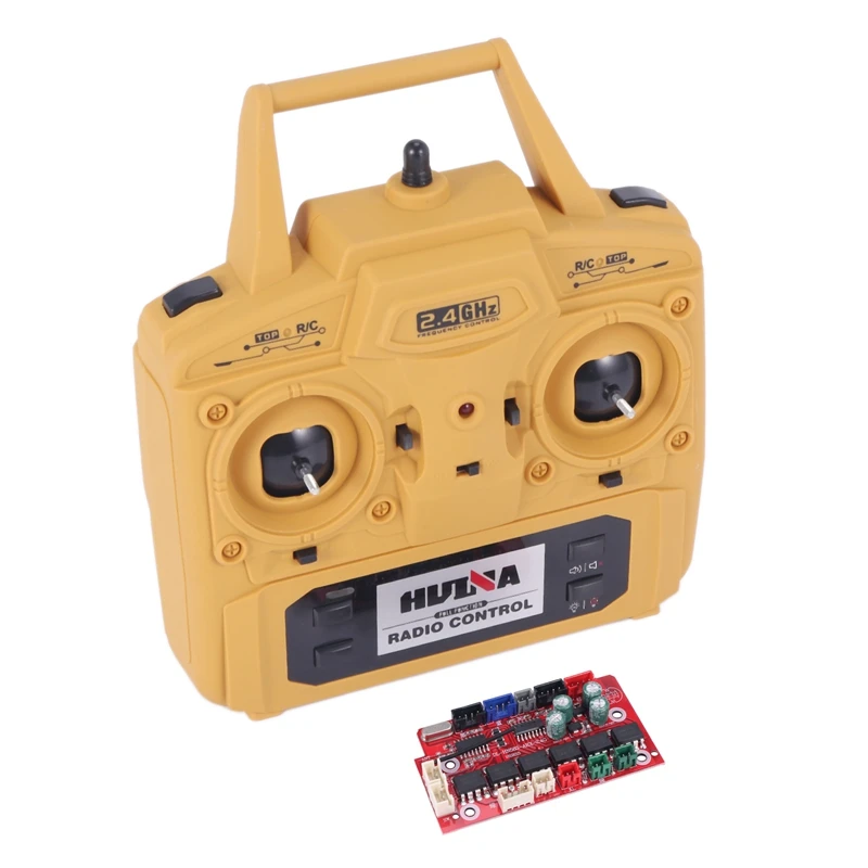 

Пульт дистанционного управления HUINA 1583 583 2,4G, приемная плата, запасные части для радиоуправляемого бульдозера, экскаватора, инженерного тра...