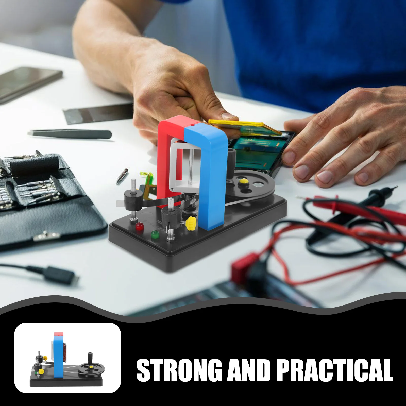 Hand Generator Experiment Laboratory Equipment DIY Dynamo Student Toy Teaching Charge Electricity Apparatus Labs