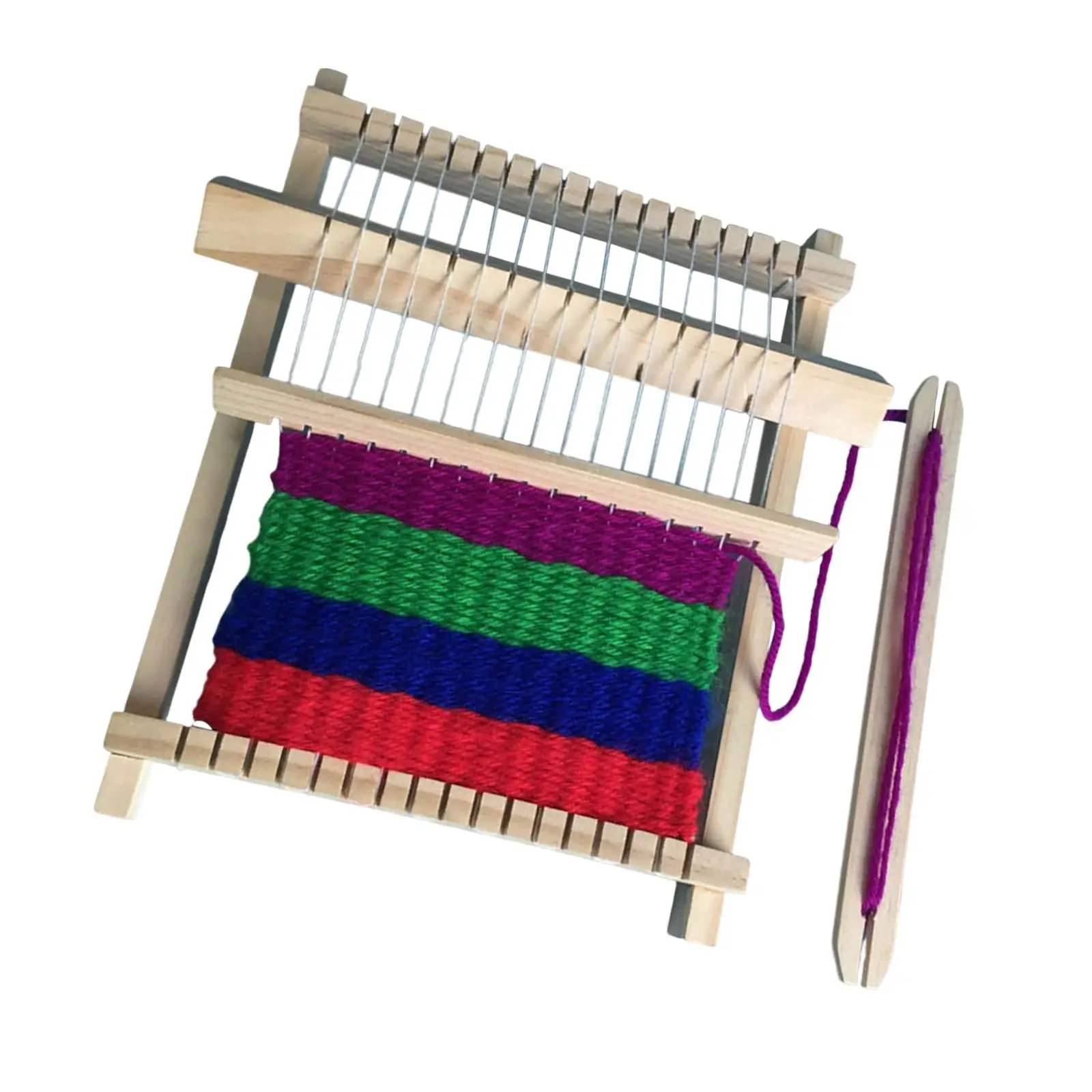 

Weaving Loom Kit Educational with Accessories Knitting Frame for Beginners