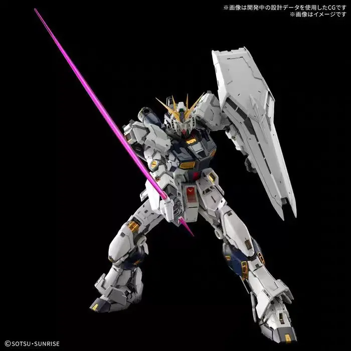 Фото Коллекционная сборная модель RX-93 Nu Gundam PG Unleashed 1/60: Мобильный костюм Гандам, противостояние Чара, меха, подарок №2