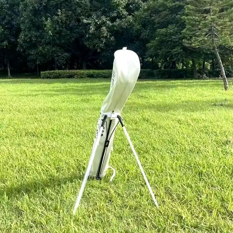 New Golf Bracket Package Korean Brand Men's and Women's Golf Gun Bag PU Waterproof Lightweight and Durable Golf Club Bag