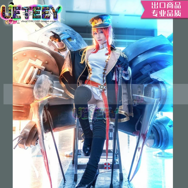 Фото UETEEY COS Azur Lane Research Level 30, линкор Монарх, карнавальный костюм, комплект костюмов на Хэллоуин №2