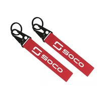 for super soco ts tc tcmax cu embroidery badge keyring keychain